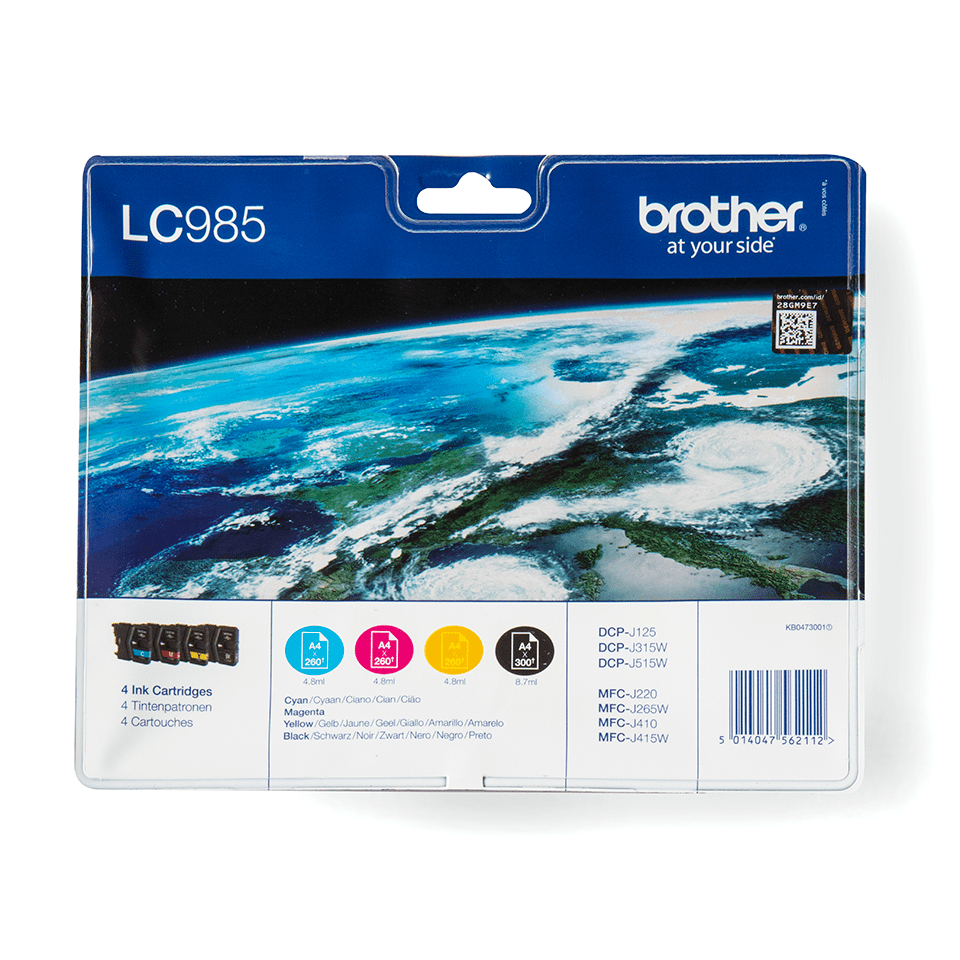 Brother lc985valbp cartridge - Afbeelding 1