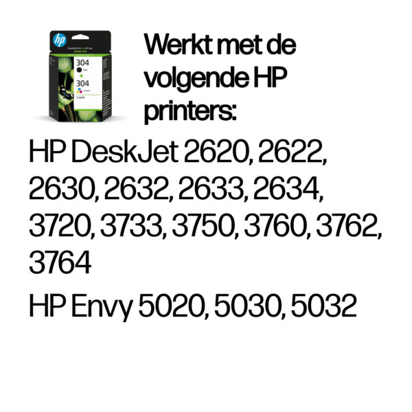 HP 304 inktcartridge 2-PACK