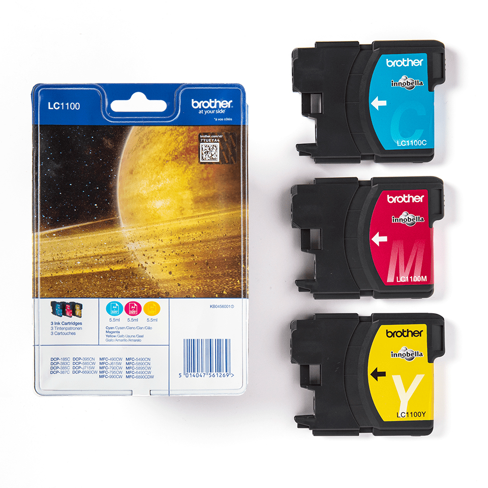 Brother inktpatroon LC-1100RBWBP - Afbeelding 3