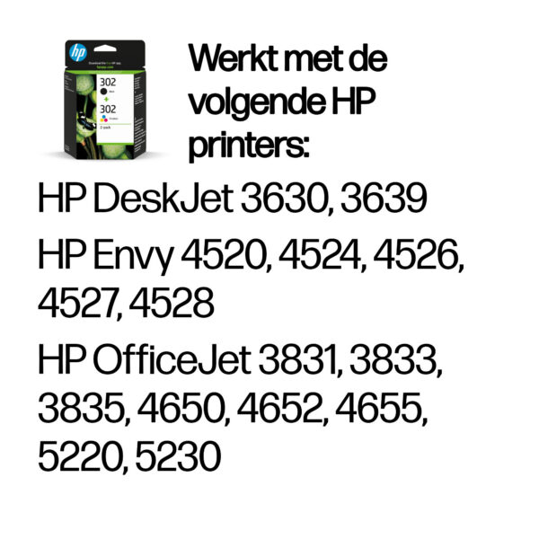HP 302 inktcartridge 2-PACK