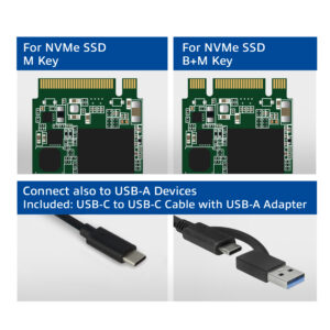Act usb-c m.2 nvme / pcie ssd enclosure - Afbeelding 3