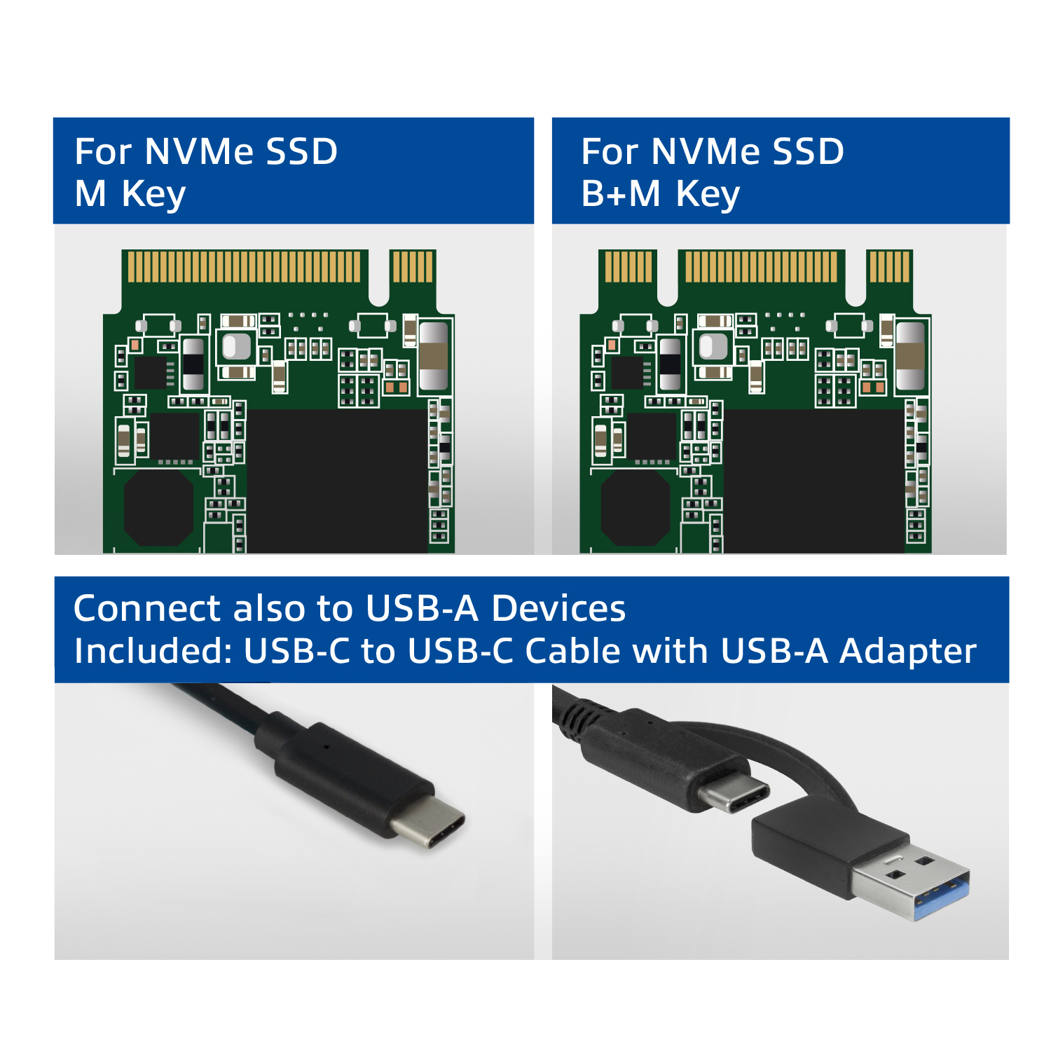 Act usb-c m.2 nvme / pcie ssd enclosure - Afbeelding 3