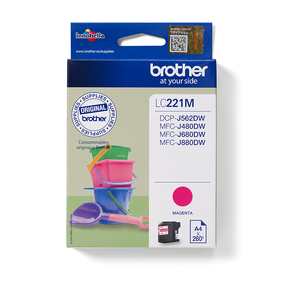 Brother lc221m cartridge - Afbeelding 1
