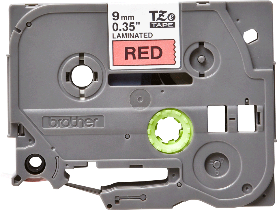 Brother tape/black-red 9mm f 3xx 5XX - Afbeelding 2