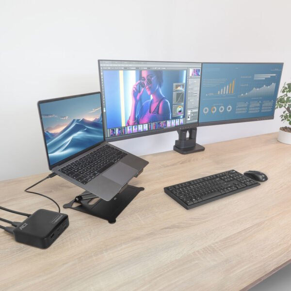 Act usb-c docking station 4k, for 2 hdmi