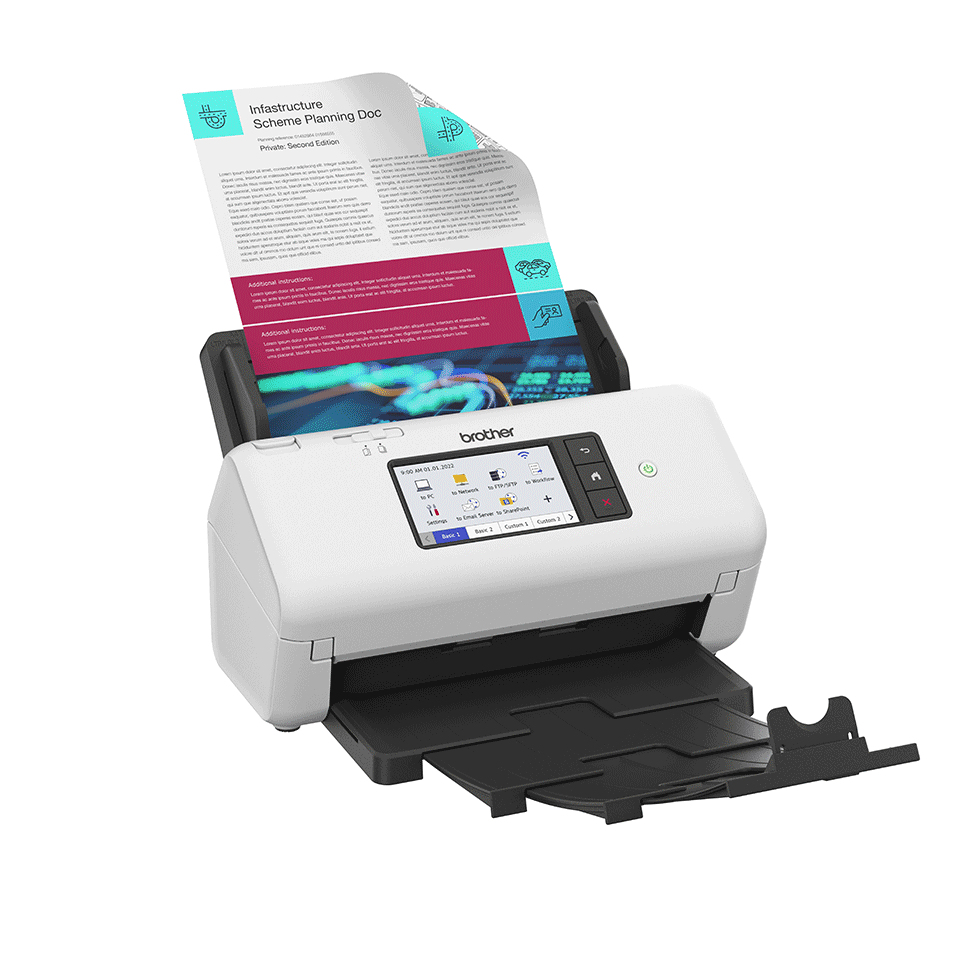 Brother scanner ADS4500WRE1 - Afbeelding 2
