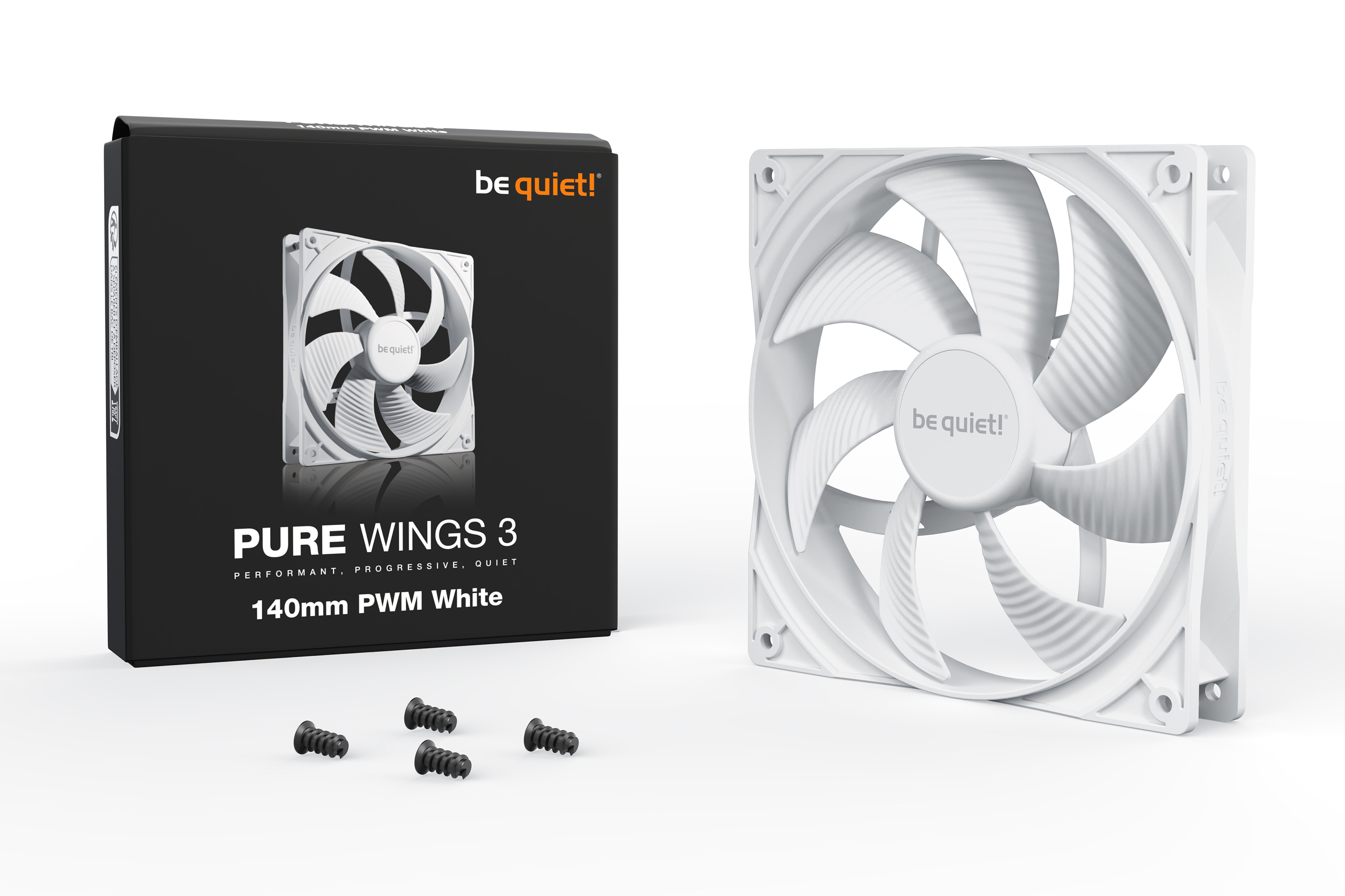 Be quiet! pure wings 3 white 140mm pwm - Afbeelding 3
