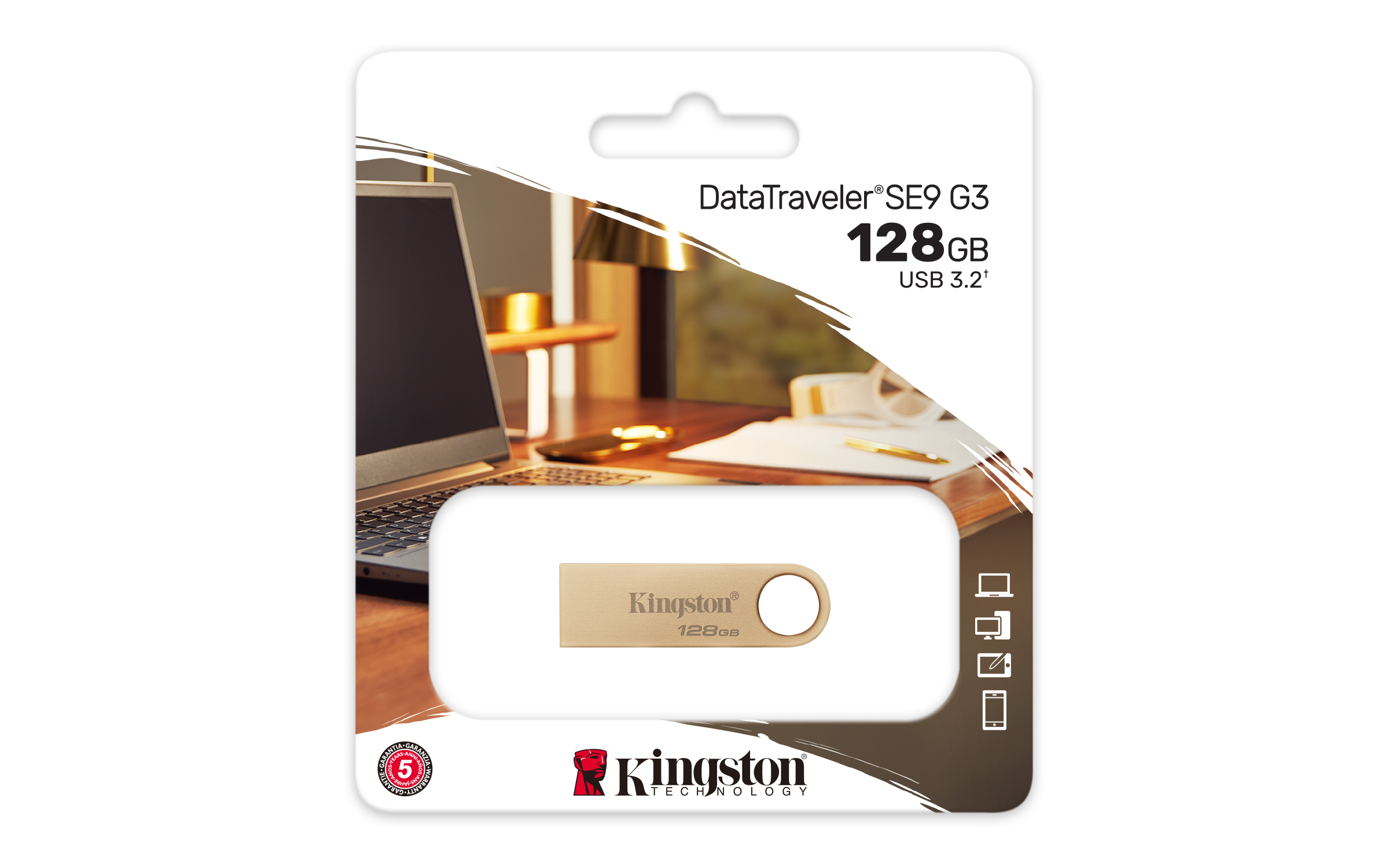Kingston datatraveler se9 (gen 3) 128GB - Afbeelding 5