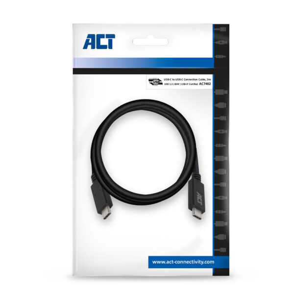 Act usb-c to usb-c cable 2m AC7402