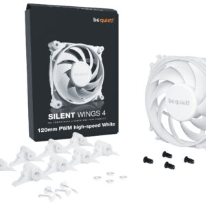 E quiet! silent wings 4 white 120mm pwm - Afbeelding 4
