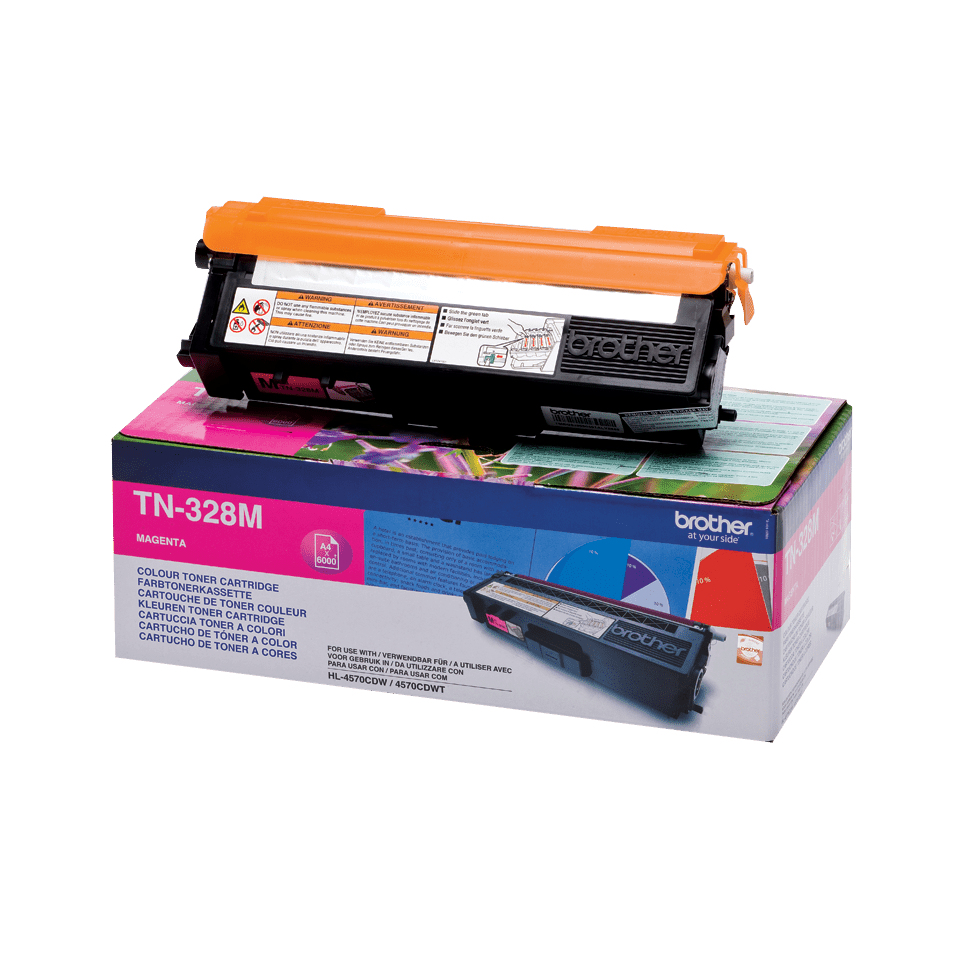 Brother tn-328m toner - Afbeelding 1