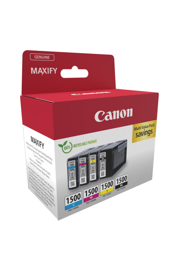 Canon pgi-1500 ink cartridge bk/c/m/y mu