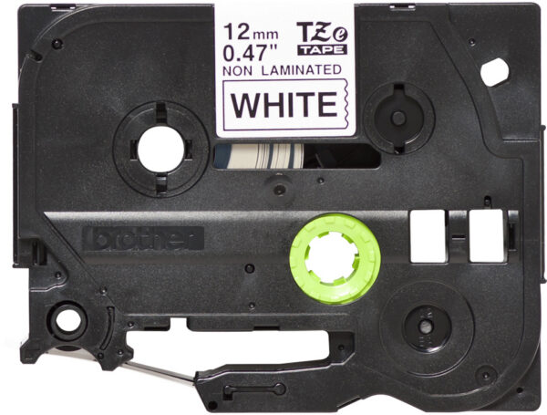 Brother tape/12mm black on white f p-tou