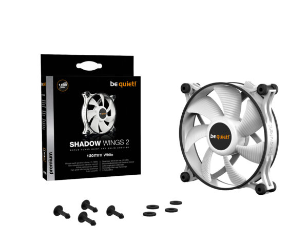 Be quiet shadow wings 2 white, 120MM