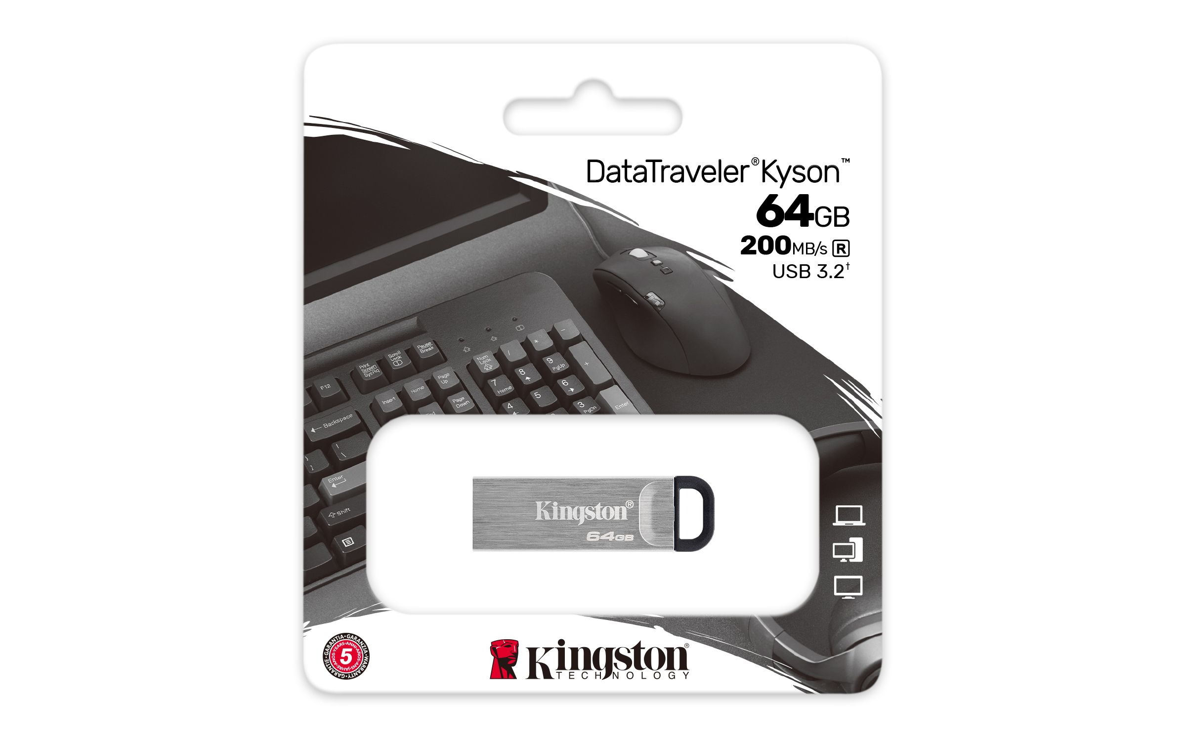 Kingston usb stick DTKN64GB - Afbeelding 4