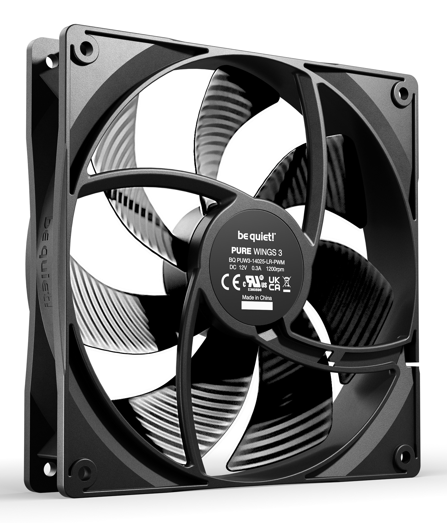 Be quiet pure wings 3 140mm pwm - Afbeelding 2