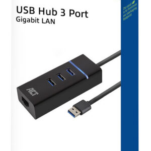 Act usb3.1 gen1 hub 3port gigabit - Afbeelding 2
