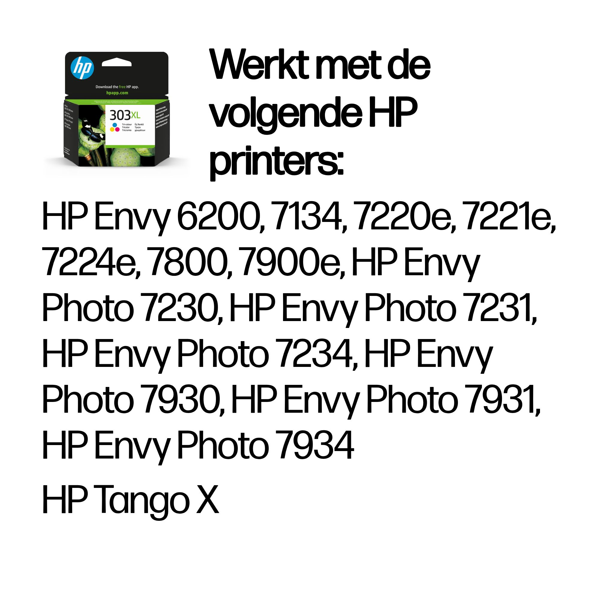 HP 303xl inktcartridge 3 kleuren - Afbeelding 2