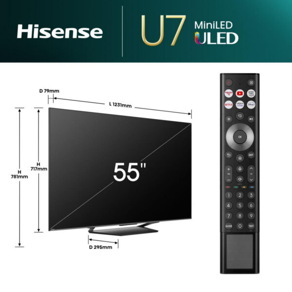 Hisense mini-led UHD 4k 55U7NQ