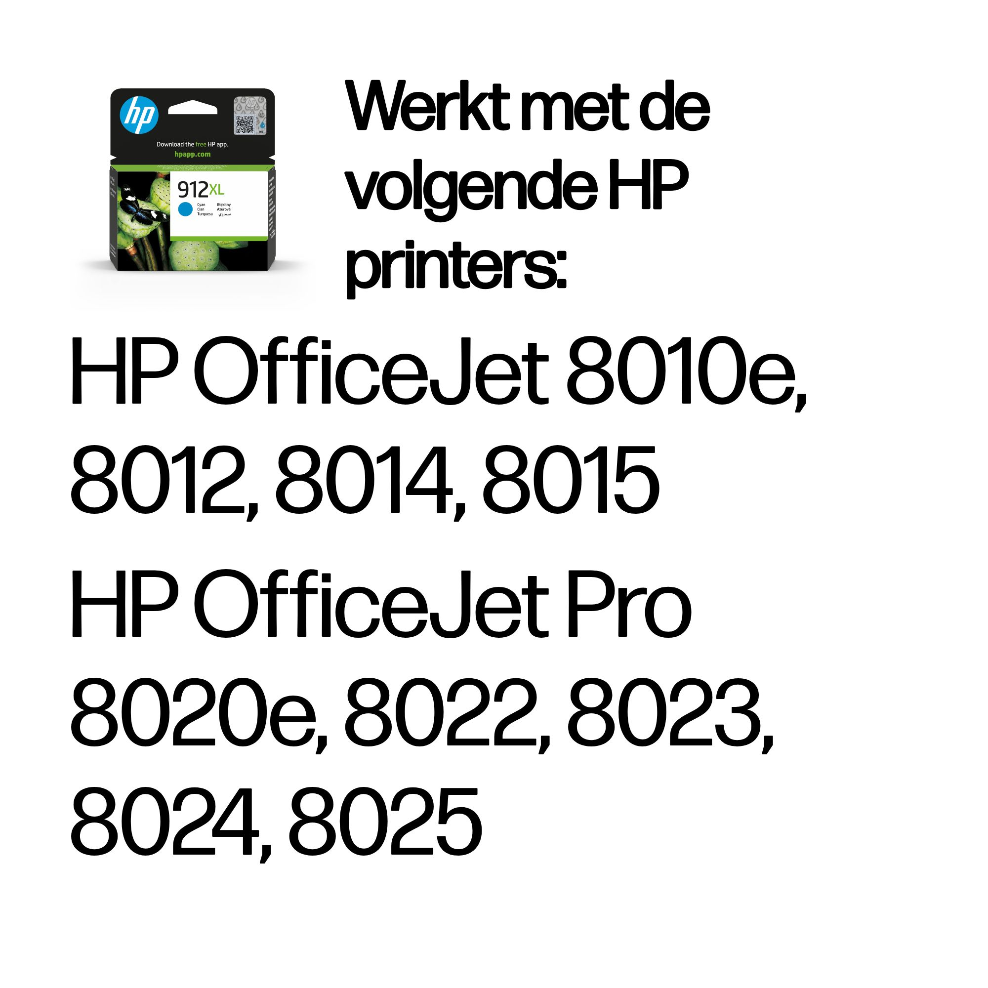 HP 912xl inktcartridge cyaan - Afbeelding 2