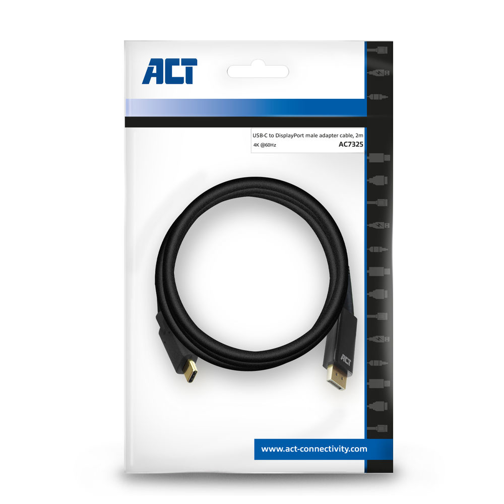 Act usb-c naar displayport male kabel 2 - Afbeelding 4