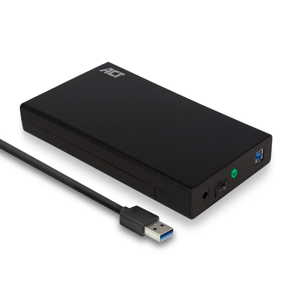 Act usb 3.2 gen1 3.5" sata hard disk enc - Afbeelding 1