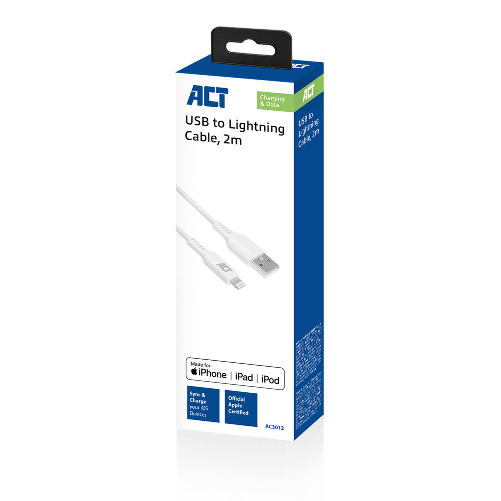 Act usb-a naar lightning laad- en dataka - Afbeelding 2