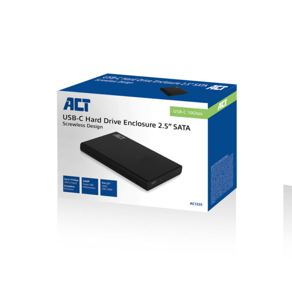 Act usb-c to 2.5" sata enclosure