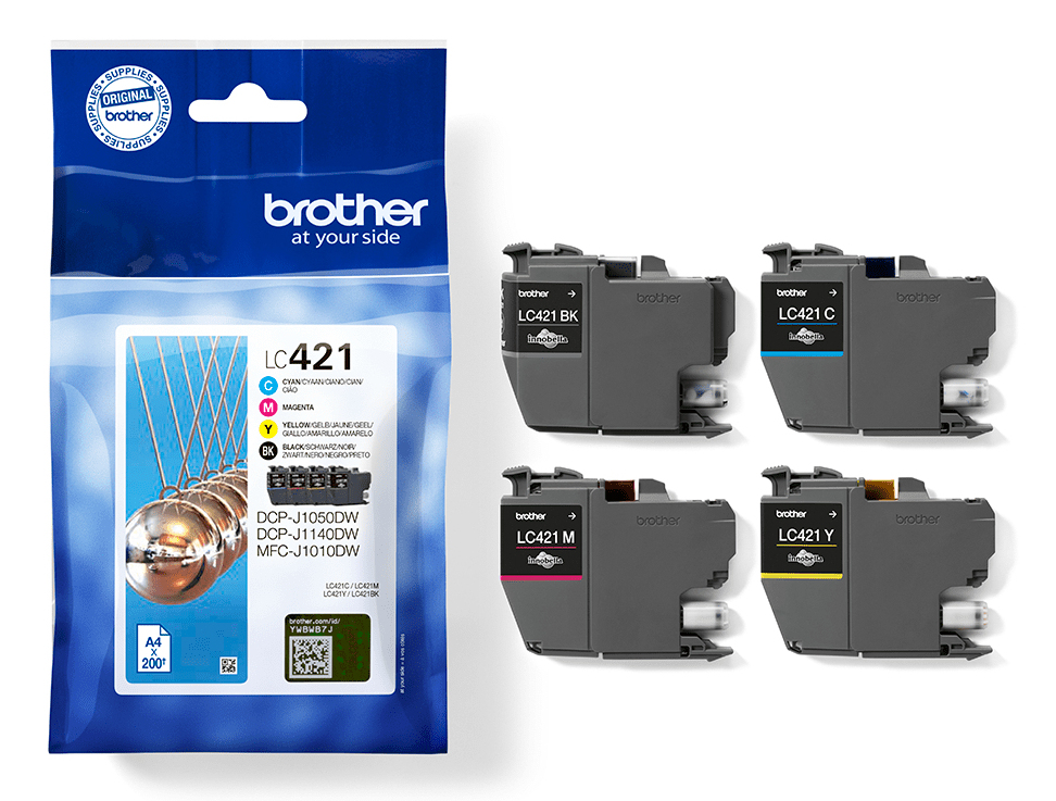 Brother inktpatroon LC421VAL - Afbeelding 4
