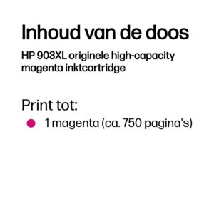 HP 903xl inktcartridge magenta - Afbeelding 3