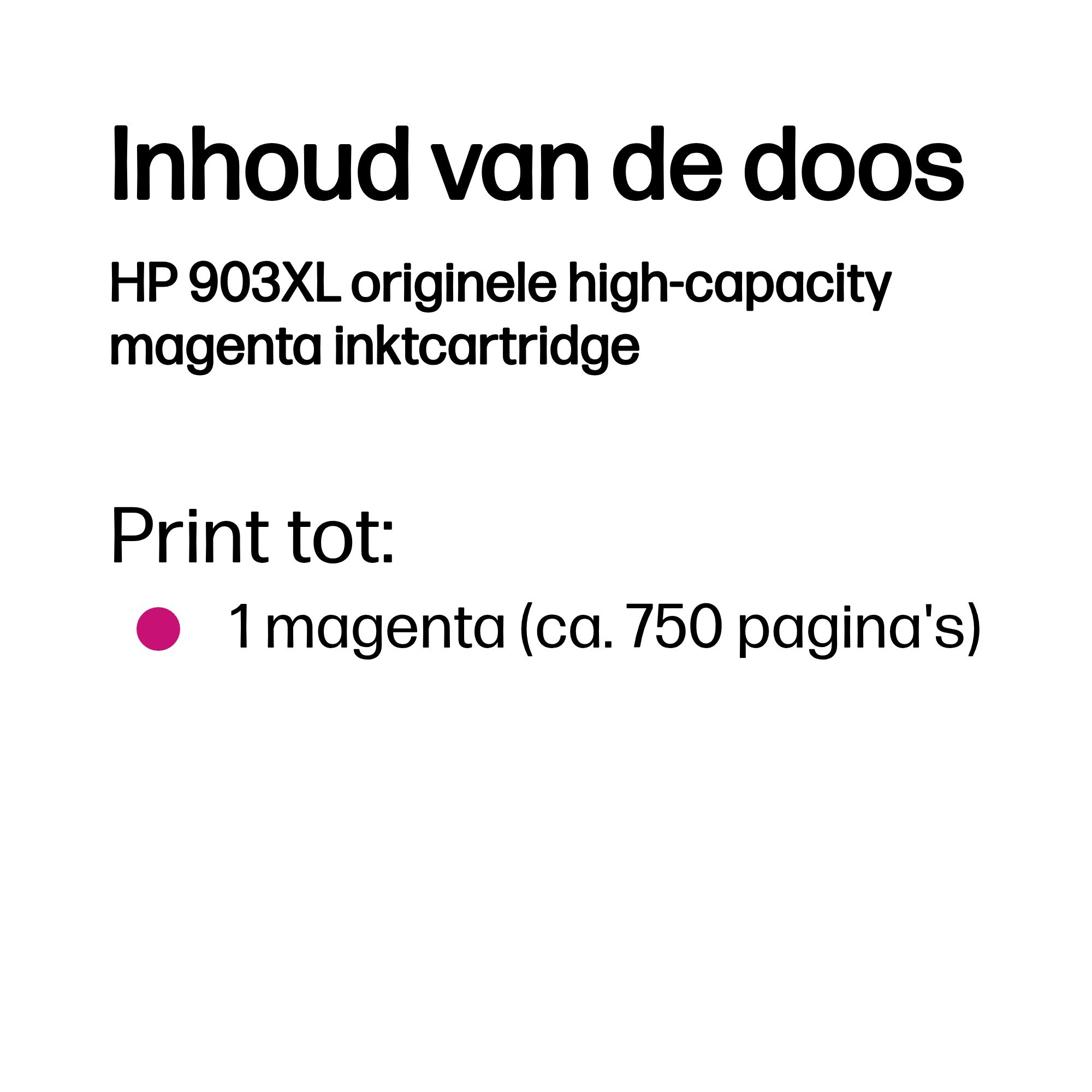 HP 903xl inktcartridge magenta - Afbeelding 3
