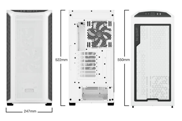 Be quiet shadow base 800 dx white