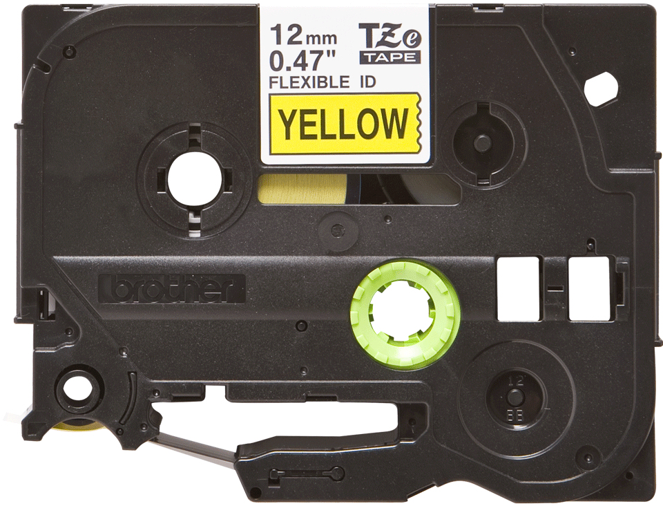 Brother tape/12mm black on yellow f p-to - Afbeelding 2