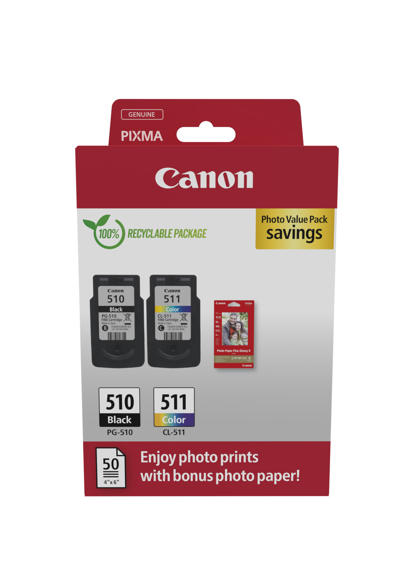 Canon pg-510/cl-511 pvp - Afbeelding 1