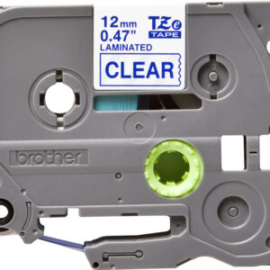 Brother tape/12mm blue on clear f p-touc - Afbeelding 2