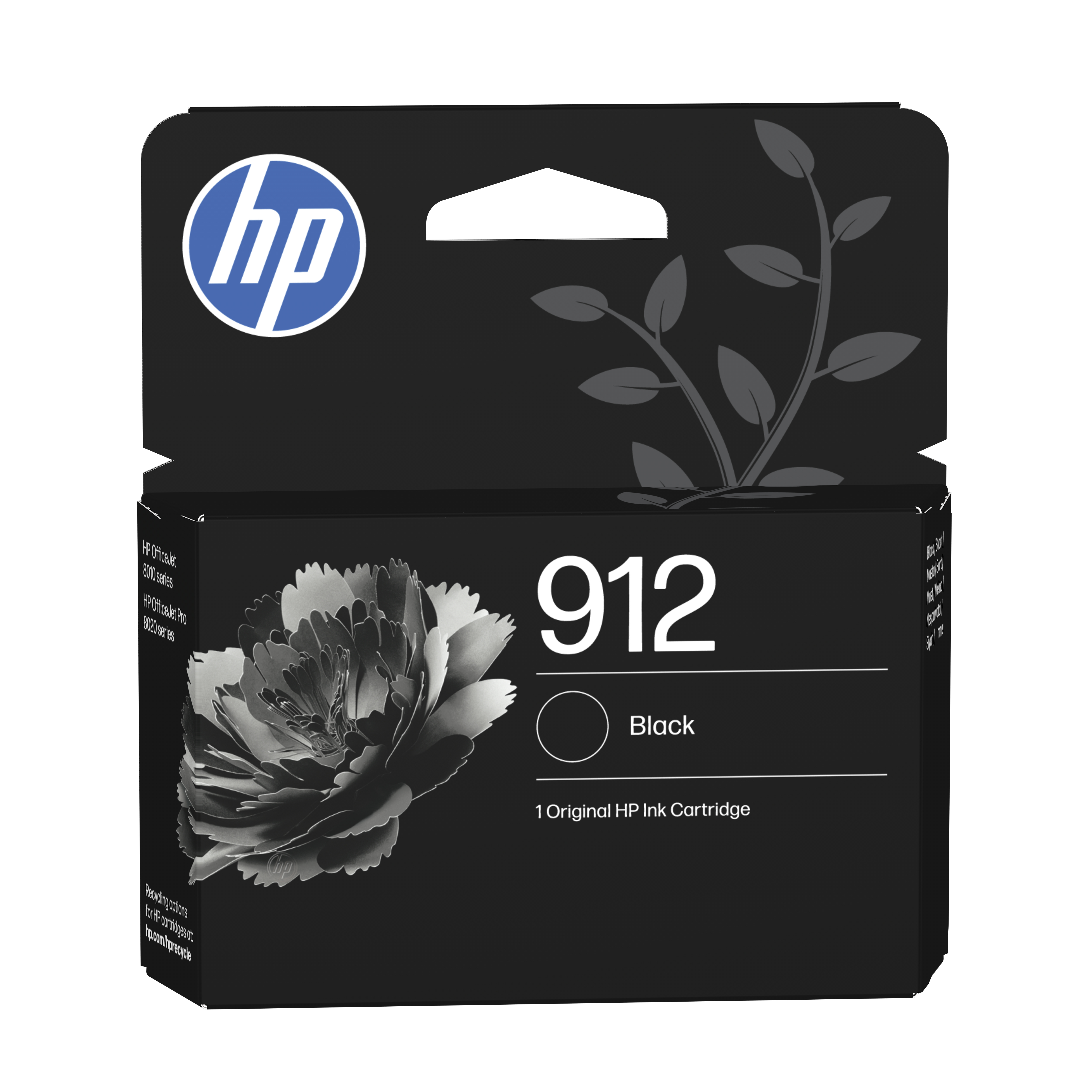 HP 912 inktcartridge zwart - Afbeelding 1