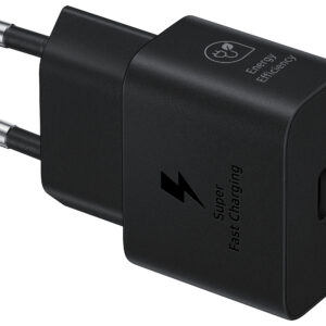 Samsung universele usb-c lader 25w zwart - Afbeelding 1