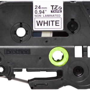 Brother tape/black-white 24mm f 3xx 5XX - Afbeelding 2