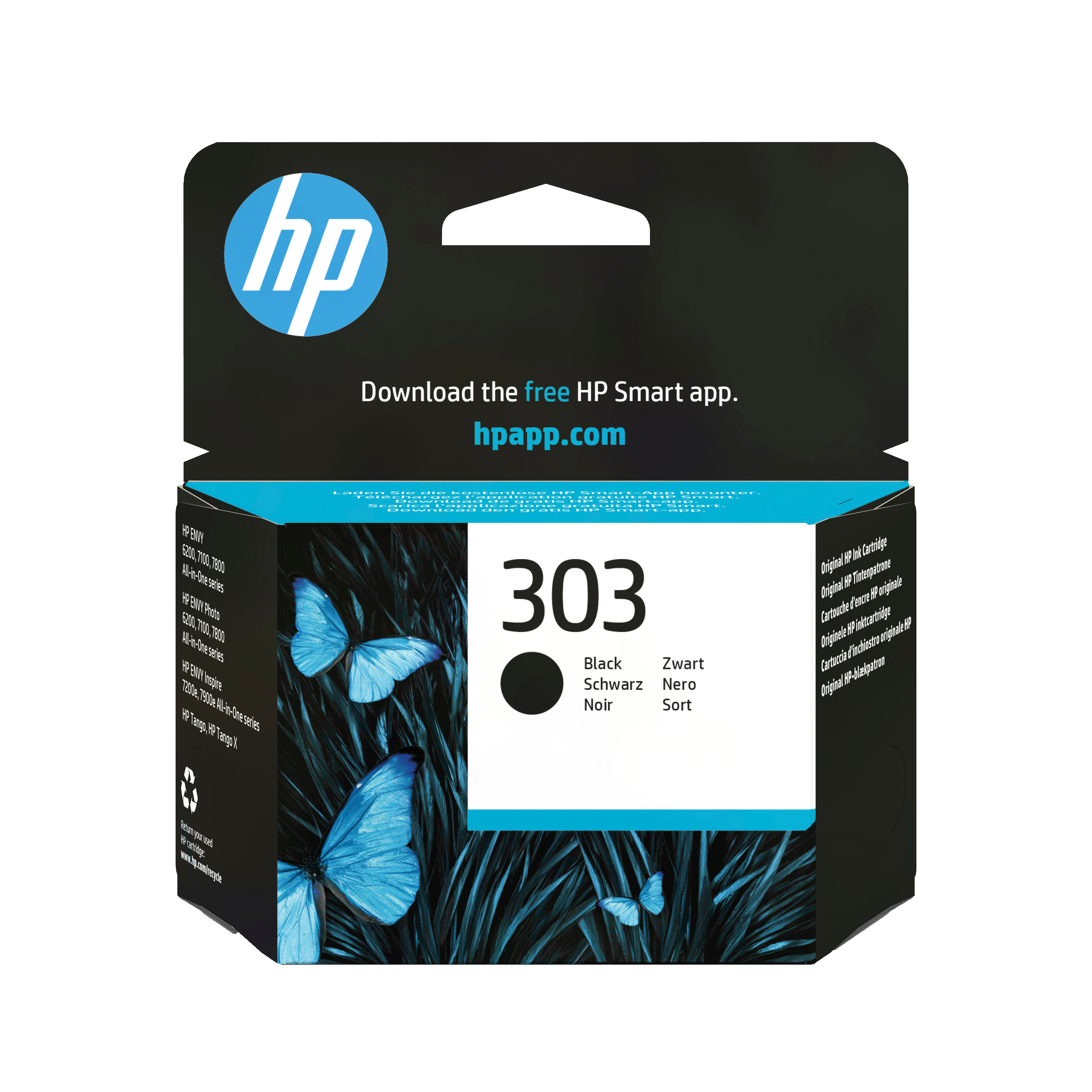 HP 303 inktcartridge t6n02ae black - Afbeelding 1