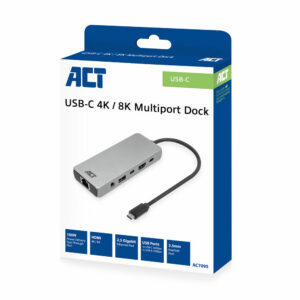 Act usb-c 4k / 8k 60hz docking station f - Afbeelding 2