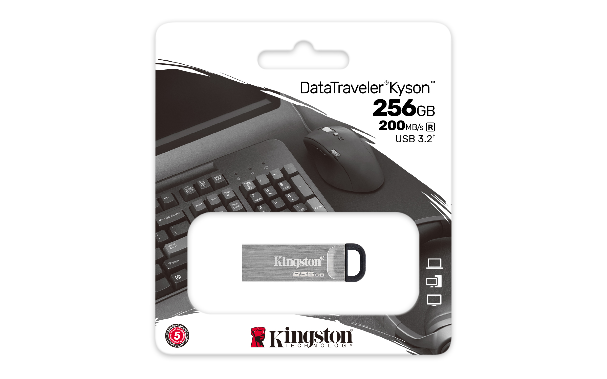 Kingston usb stick DTKN256GB - Afbeelding 4
