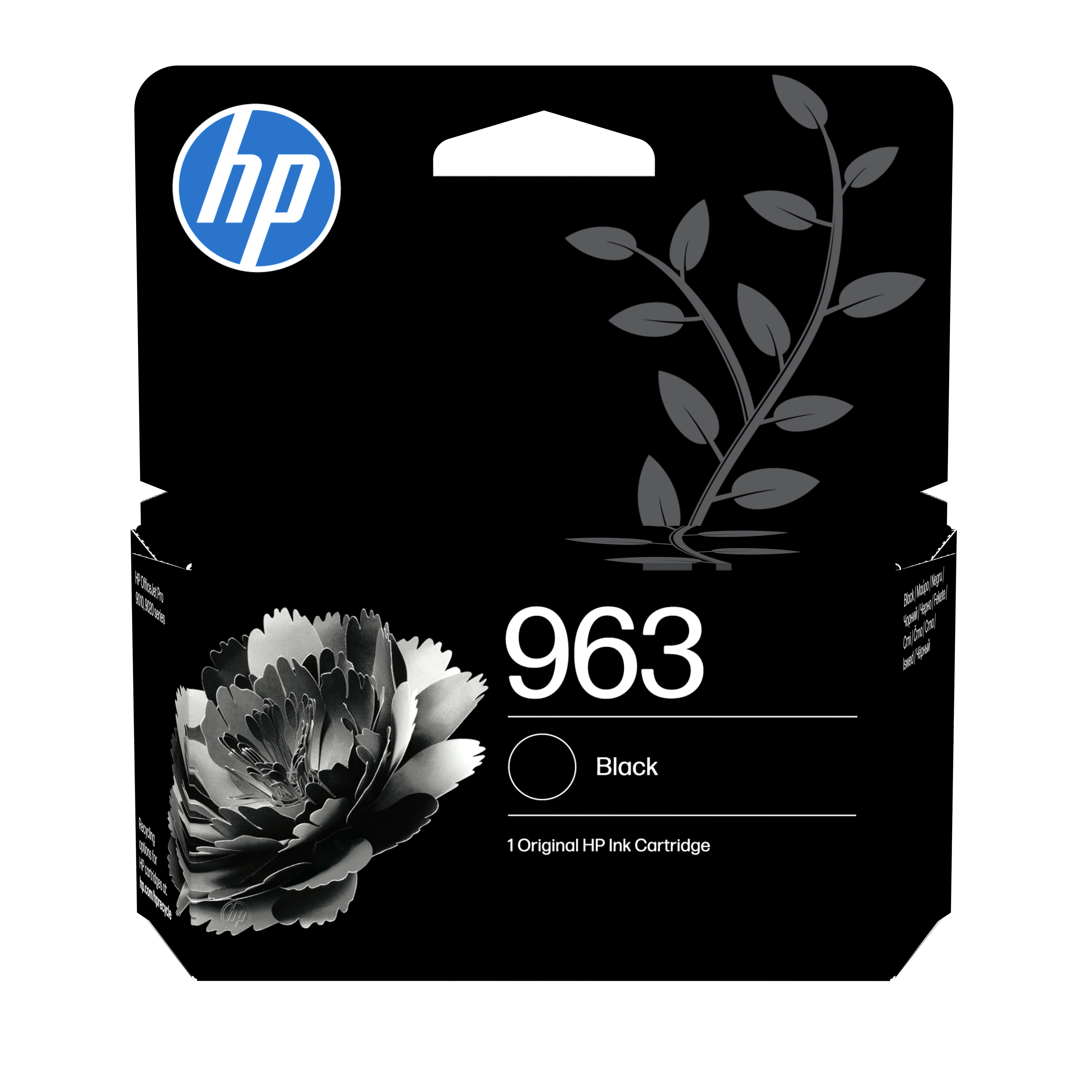 HP 963 inktcartridge zwart - Afbeelding 1
