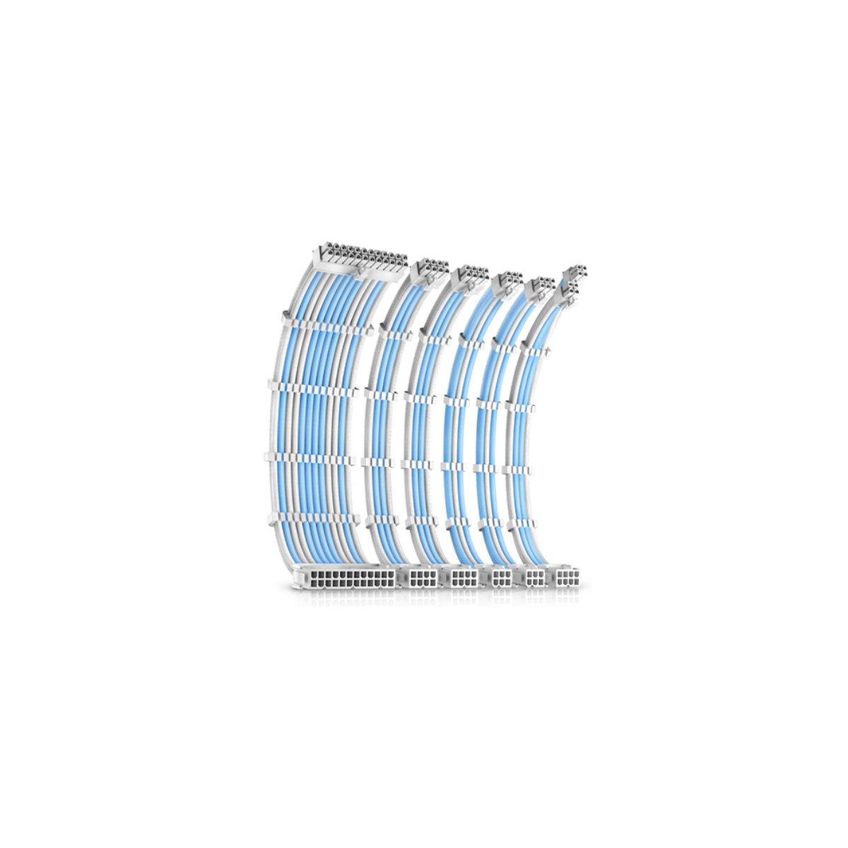 Antec white/blue 6pack AT-ECAB-W300-C1P4 - Afbeelding 2