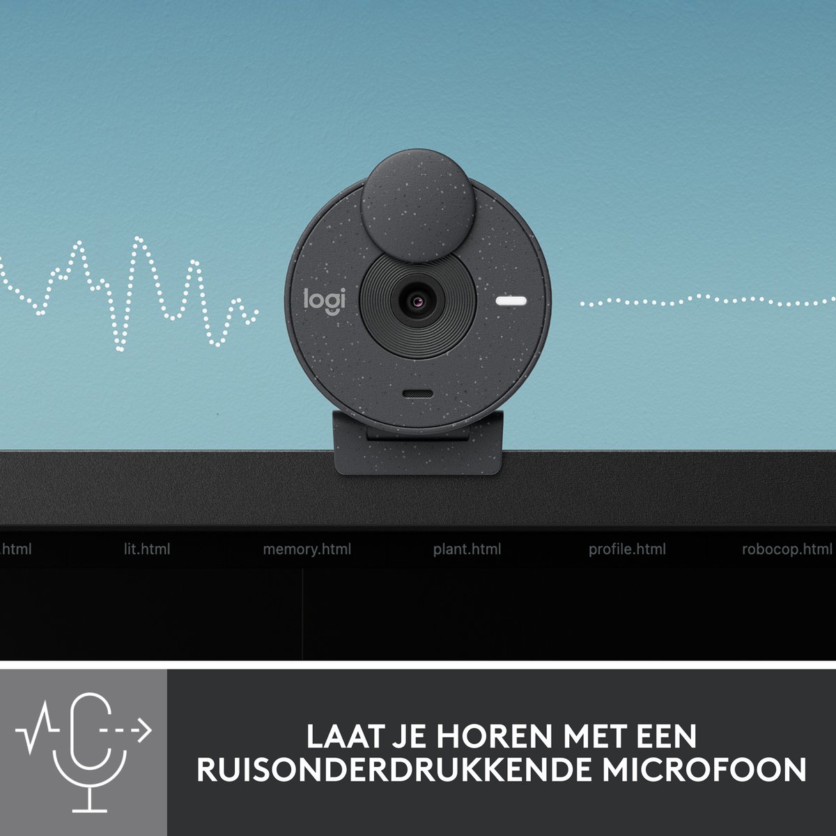 Logitech brio 300 FHD webcam graphite - Afbeelding 4
