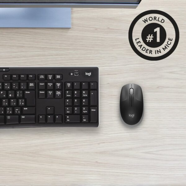 Logitech wireless mouse m190 grey