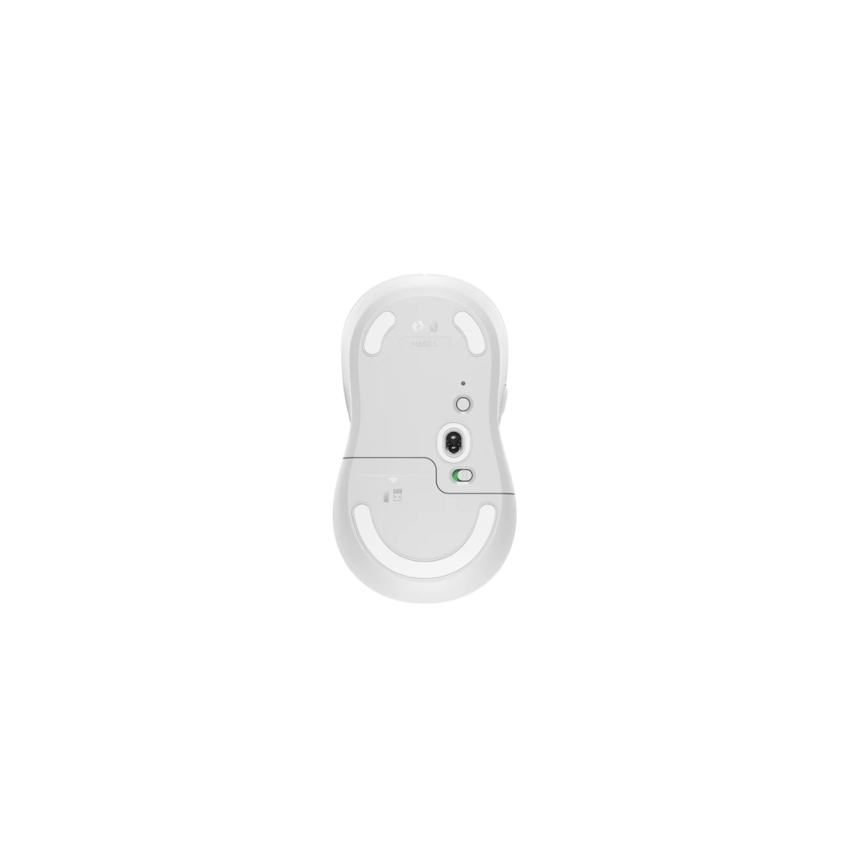Logitech m650 l signature mouse white - Afbeelding 2